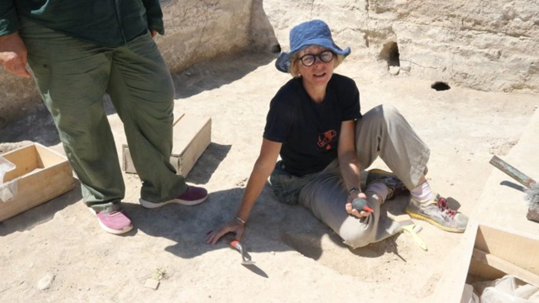 Arslantepe Höyüğü’ndeki kale duvarları restore ediliyor