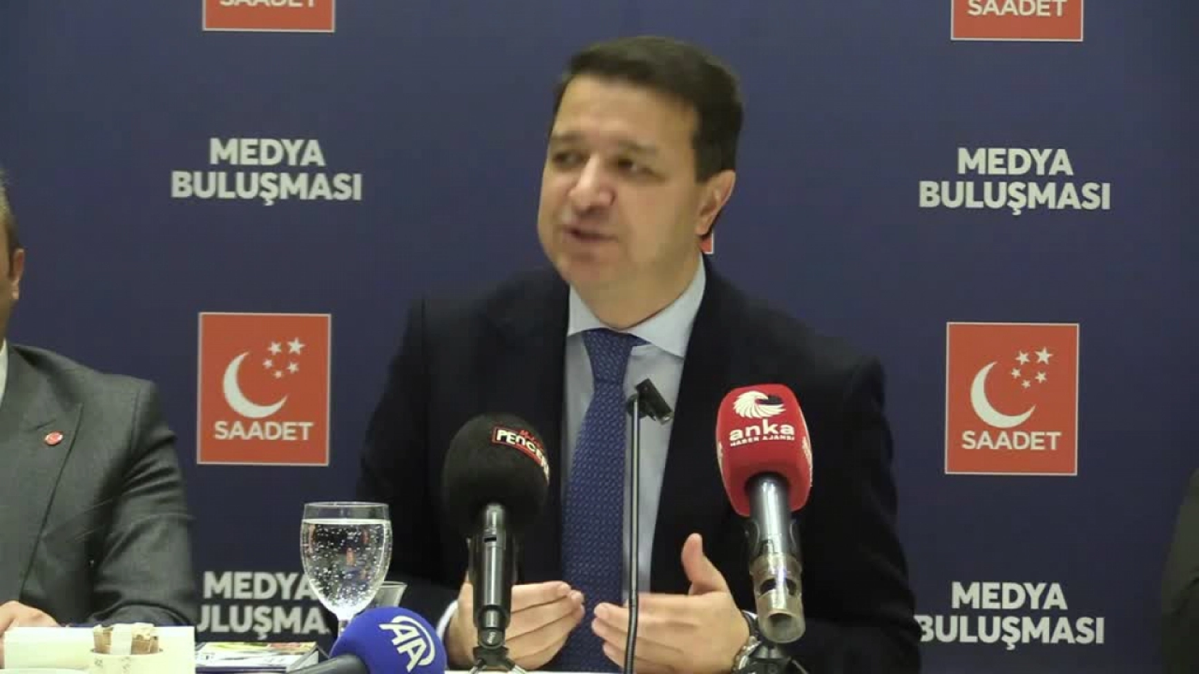 Saadet Partisi Genel Başkanı Arıkan, Malatya'da basınla buluştu