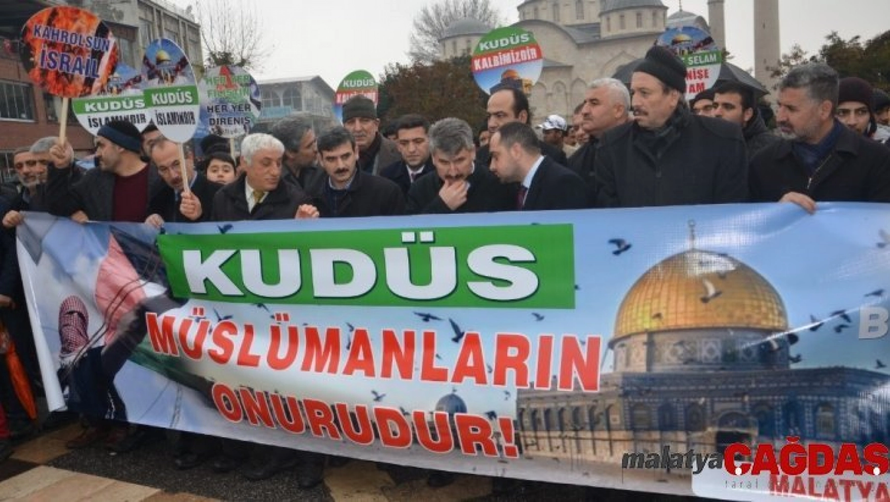 'Kudüs Müslümanların onurudur' eylemi düzenlendi