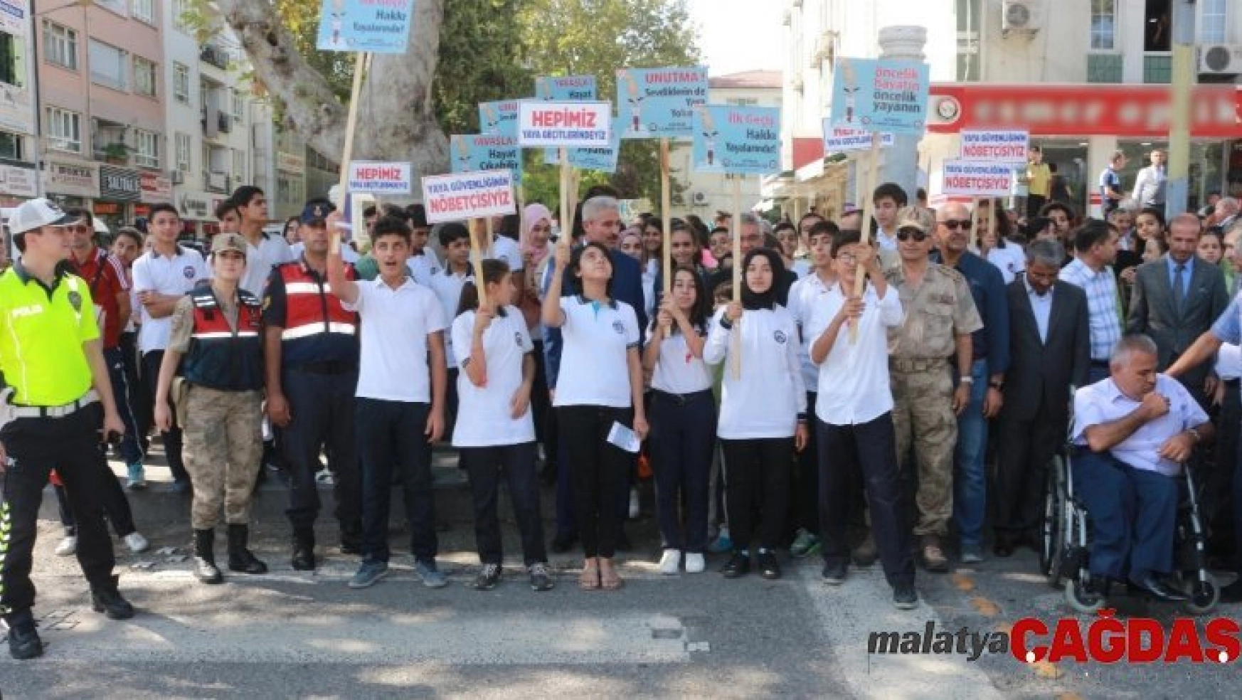 'Yaya güvenliğinin nöbetçisiyiz' kampanyası Adıyaman'da uygulandı