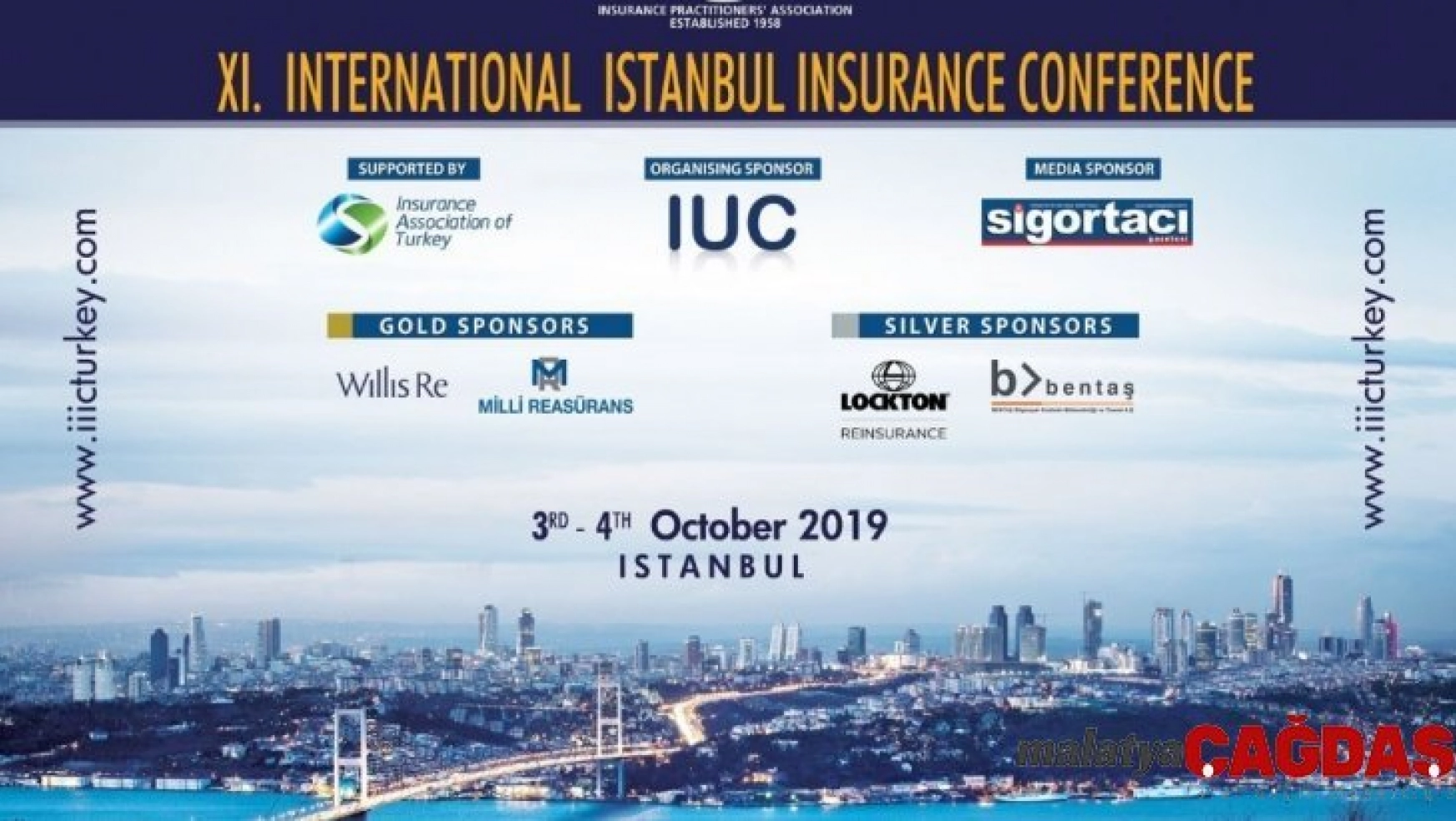 11. Uluslararası İstanbul Sigortacılık Konferansı 3 - 4 Ekim'de yapılacak