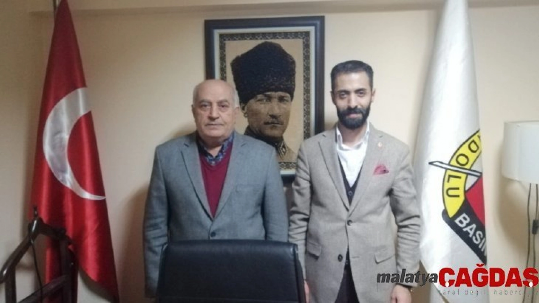 ABB Erzurum Şube Başkanı Mehmet Musa Çakır, ABB Genel Merkezi'ni ziyaret etti