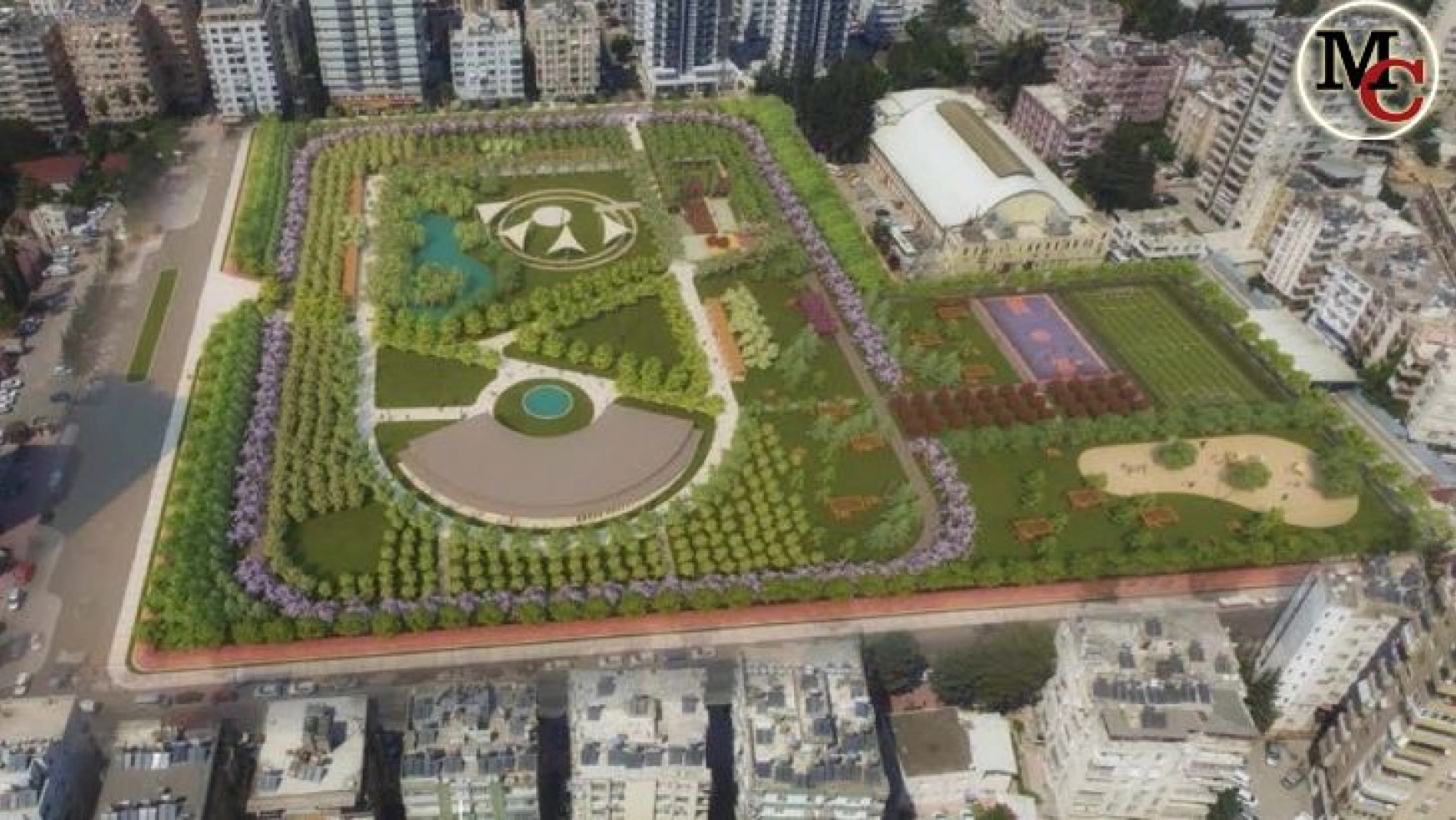 Adana'ya yapılacak Millet Bahçesi'nin projesi ortaya çıktı