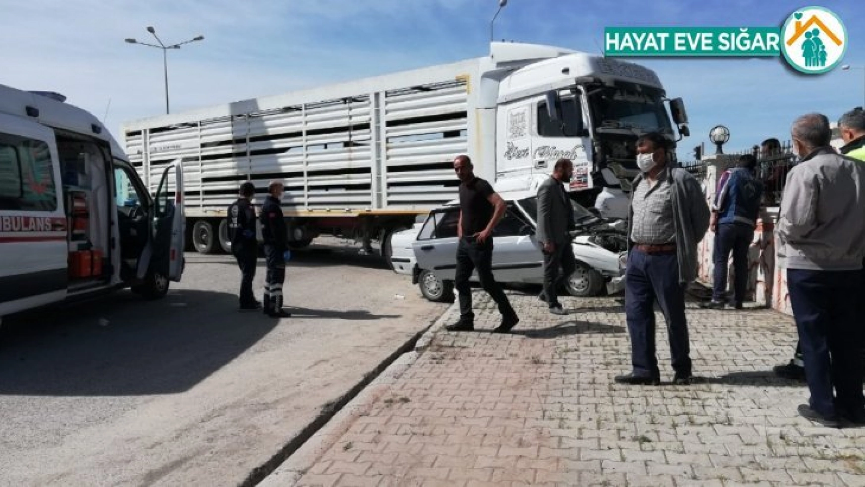 Adilcevaz'da trafik kazası 1 yaralı