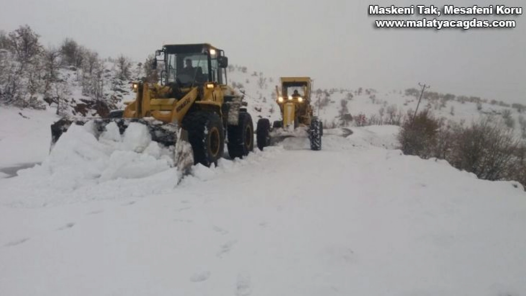 Adıyaman'da 200 köy yolu ulaşıma kapandı