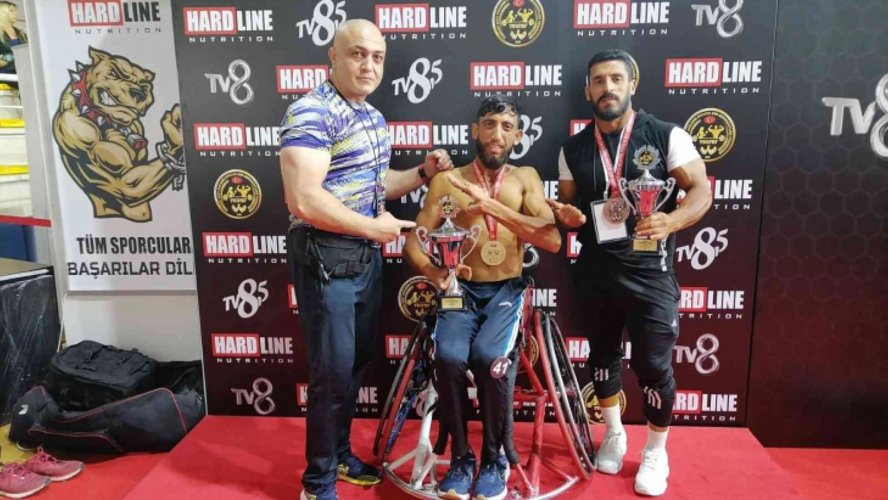 Ağrılı bedensel engelli sporcu Türkiye Şampiyonu oldu