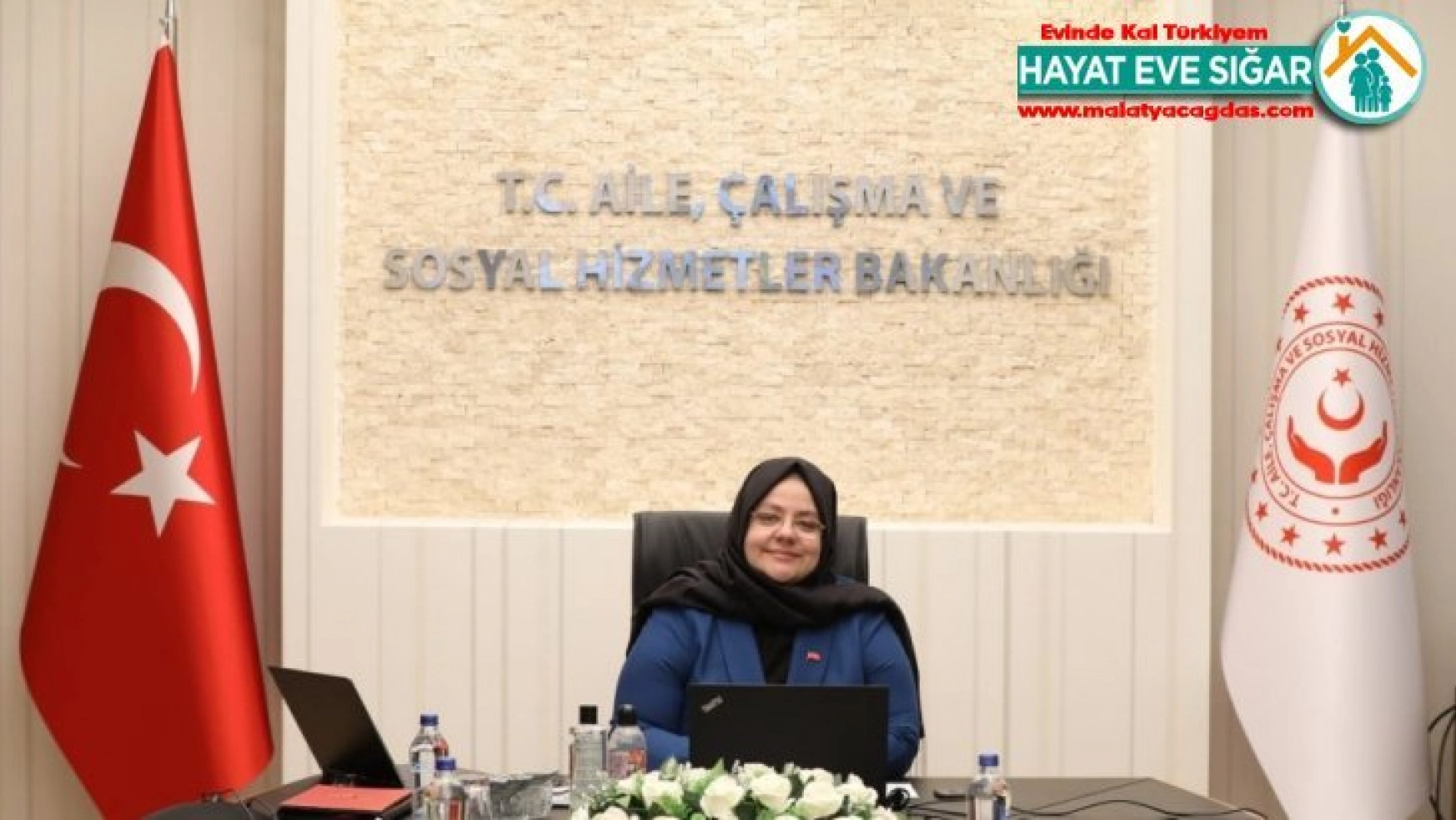 Aile, Çalışma ve Sosyal Hizmetler Bakanı Selçuk'tan telekonferanslı toplantı