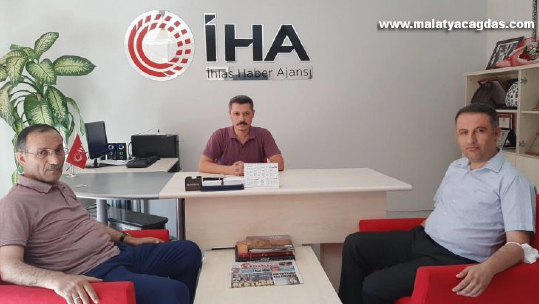 AK Parti İl Başkanı Dağtekin'den İHA'ya ziyaret