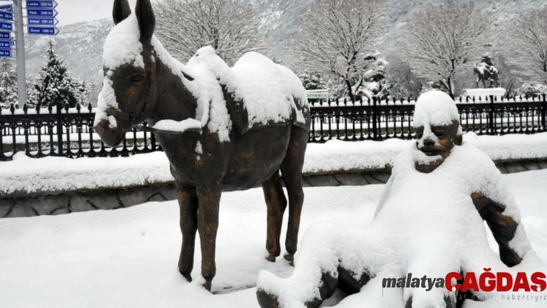 Akşehir'de okullara 1 gün kar tatili