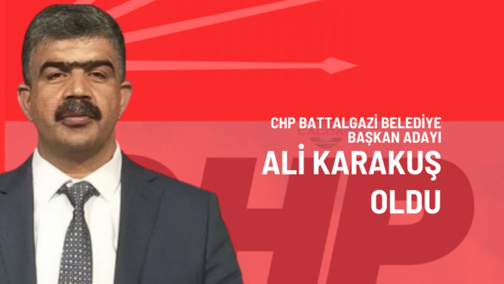 Ali Karakuş CHP Battalgazi Belediye Başkan Adayı Oldu