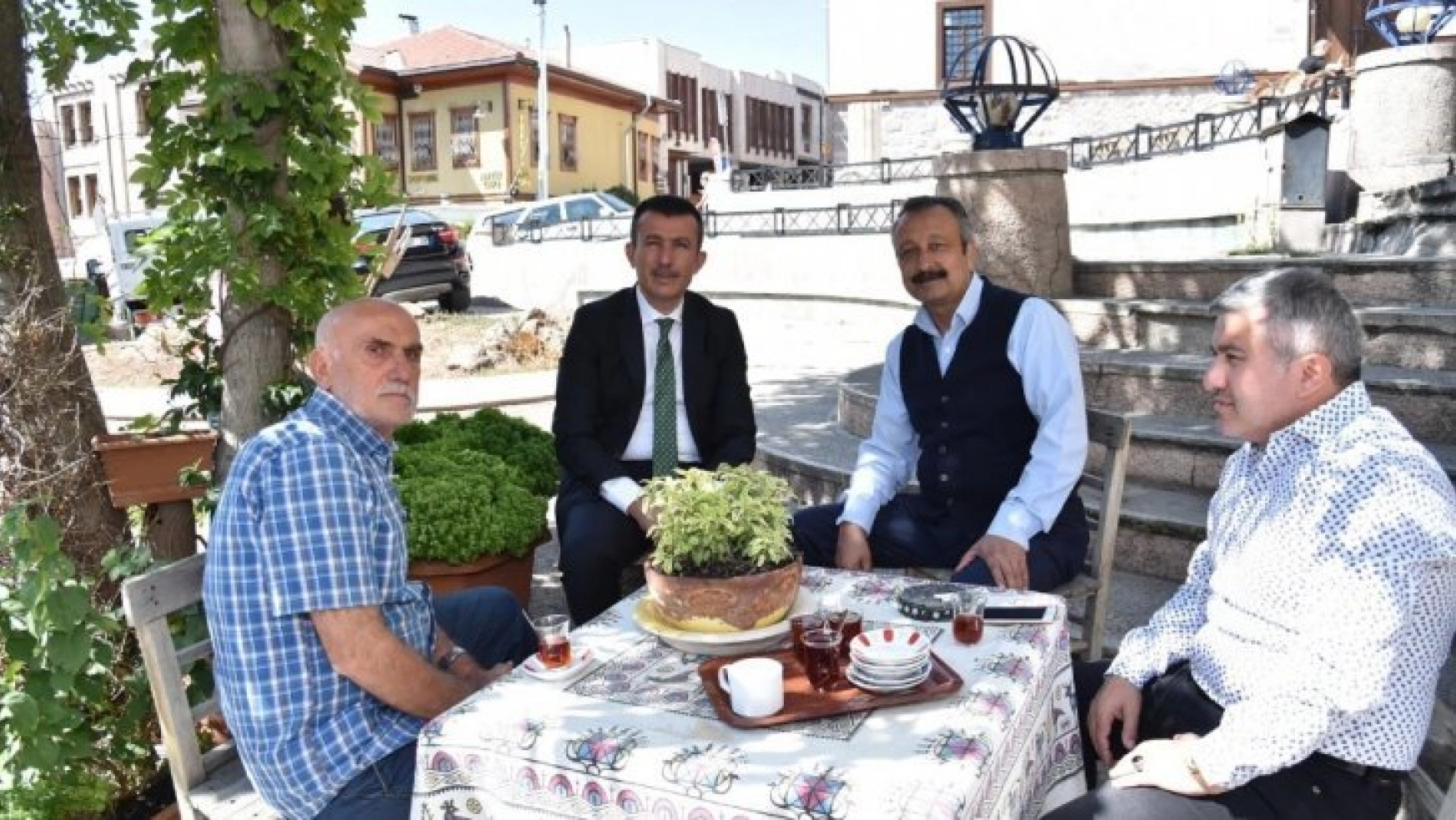 Ankara Kalesi'nin çınarları