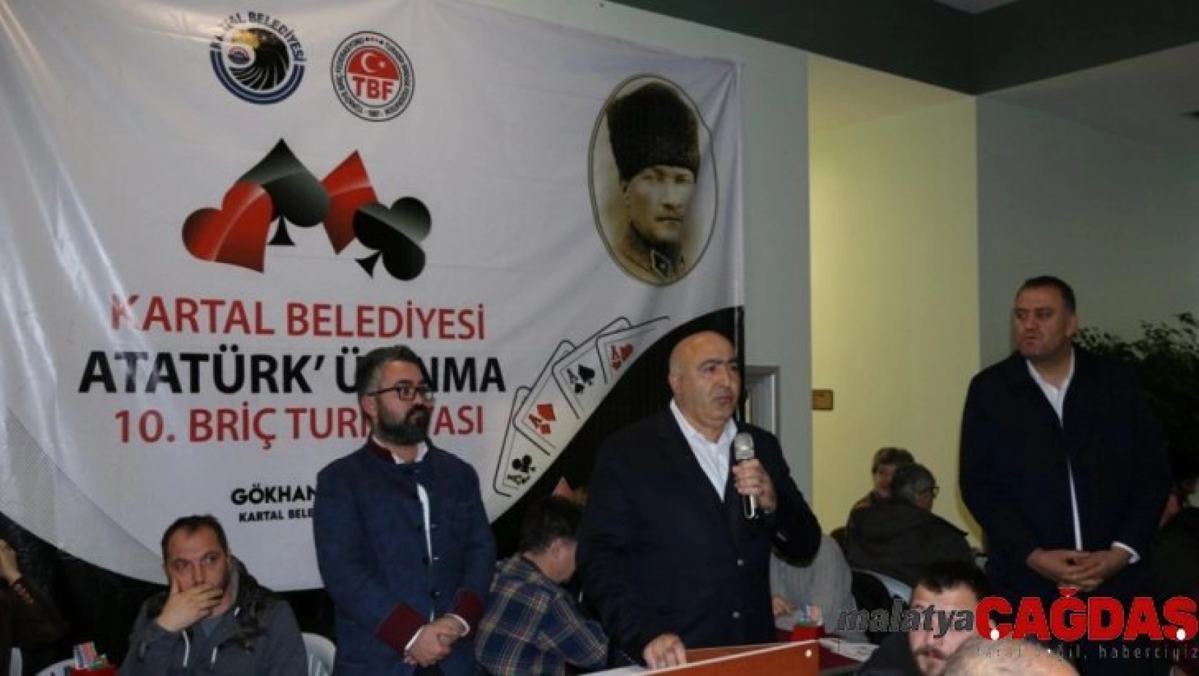 Atatürk'ü Anma 10. Briç Turnuvası Kartal'da gerçekleştirildi