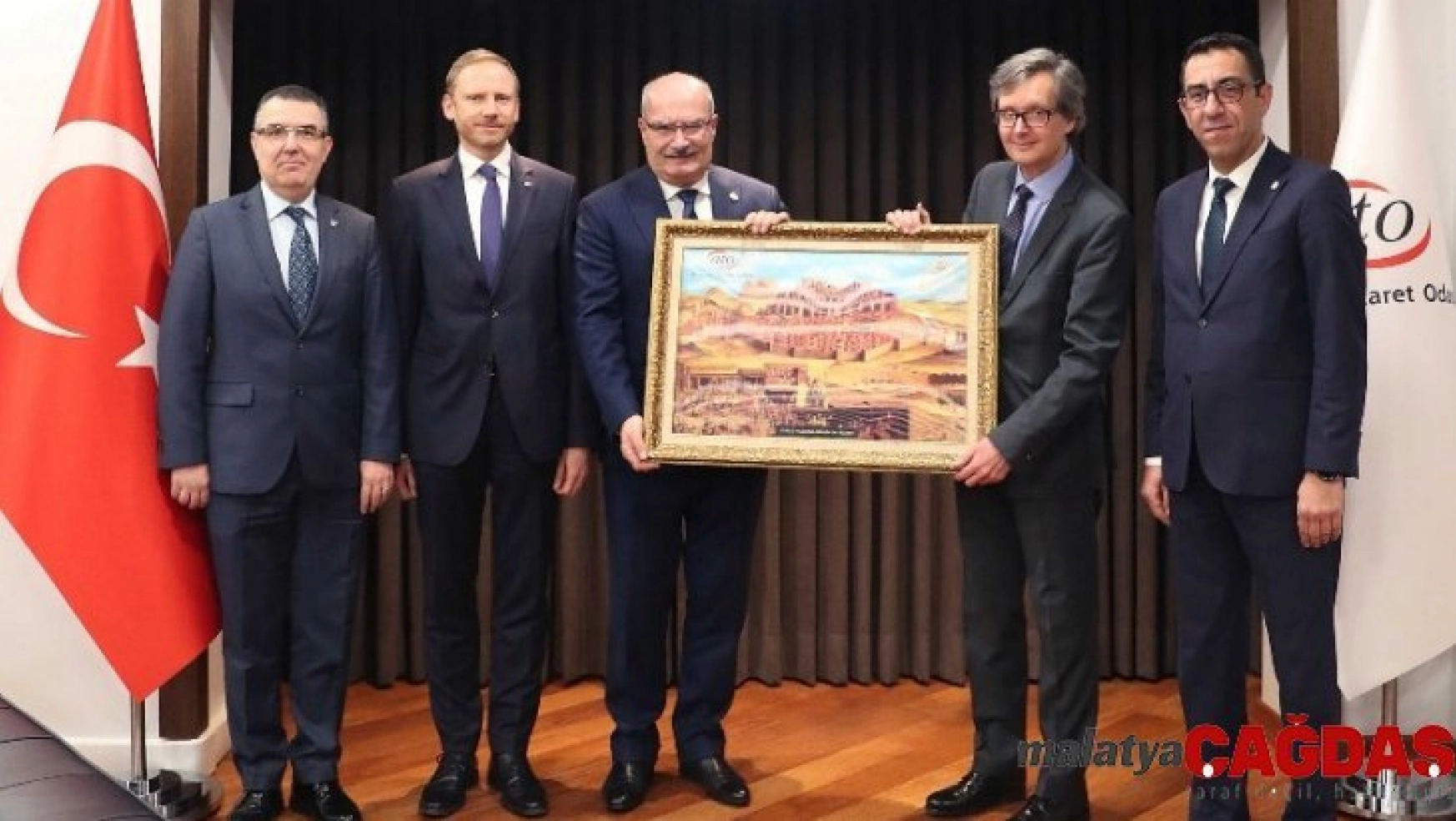 Avusturya Büyükelçisi Wimmer'dan ATO Başkanı Baran'a ziyaret