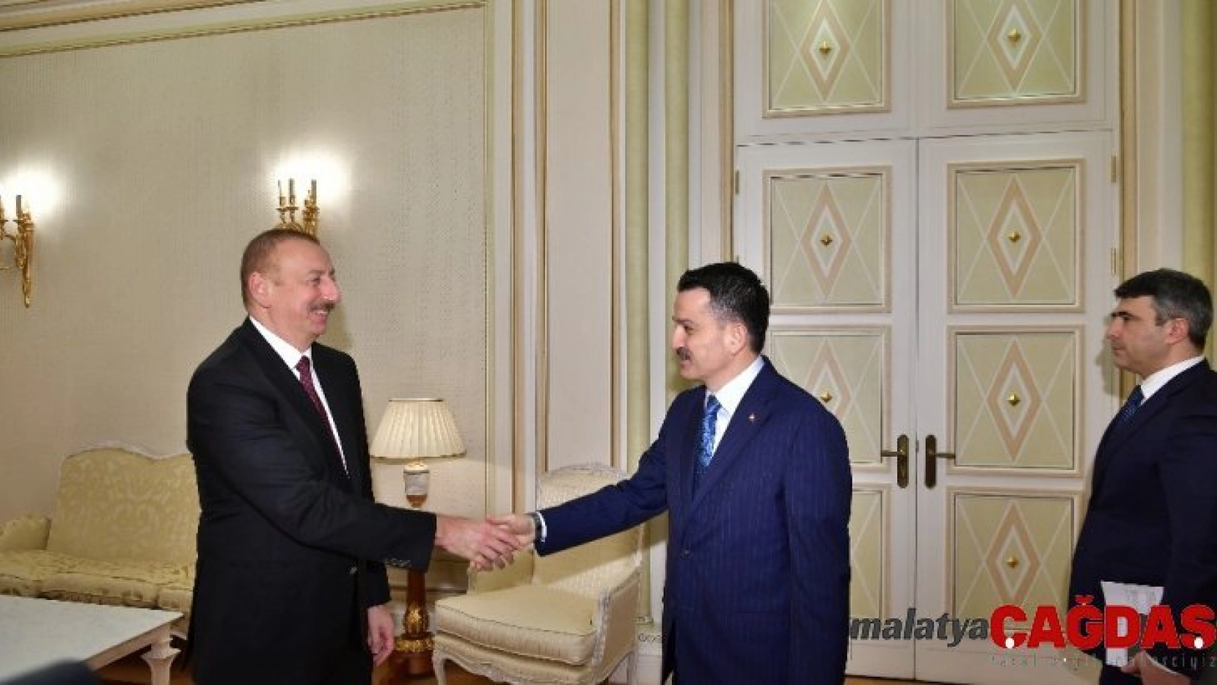 Azerbaycan Cumhurbaşkanı Aliyev, Tarım ve Orman Bakanı Pakdemirli'yi kabul etti