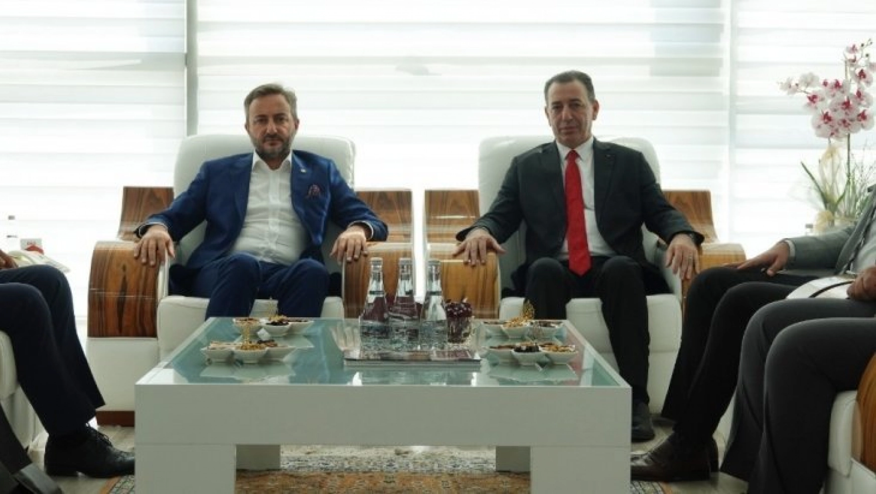 Bakan Aydın Maruf, Elazığ TSO Başkanı  Arslan'la bir araya geldi