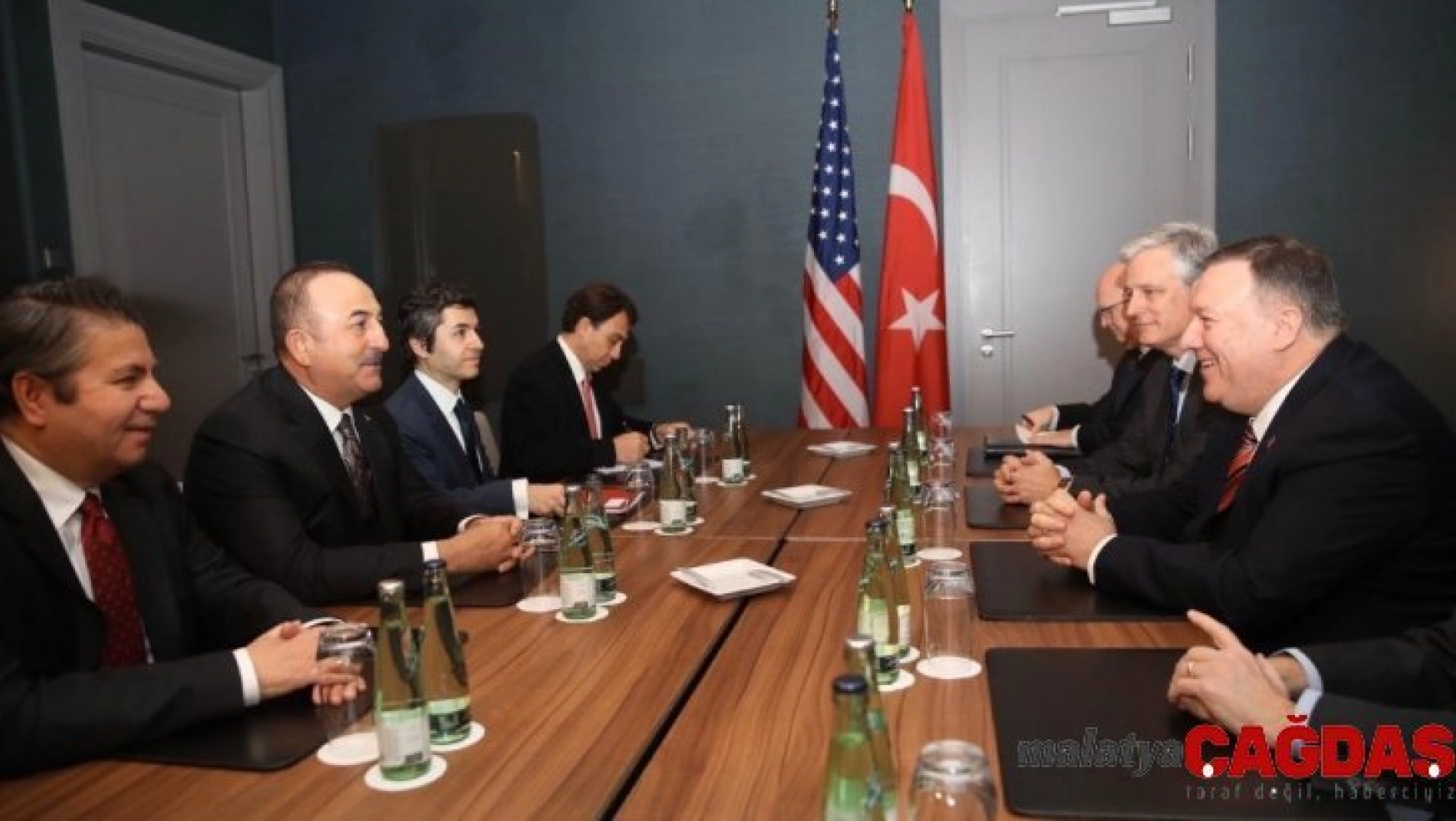 Bakan Çavuşoğlu, ABD Dışişleri Bakanı Pompeo ile görüştü