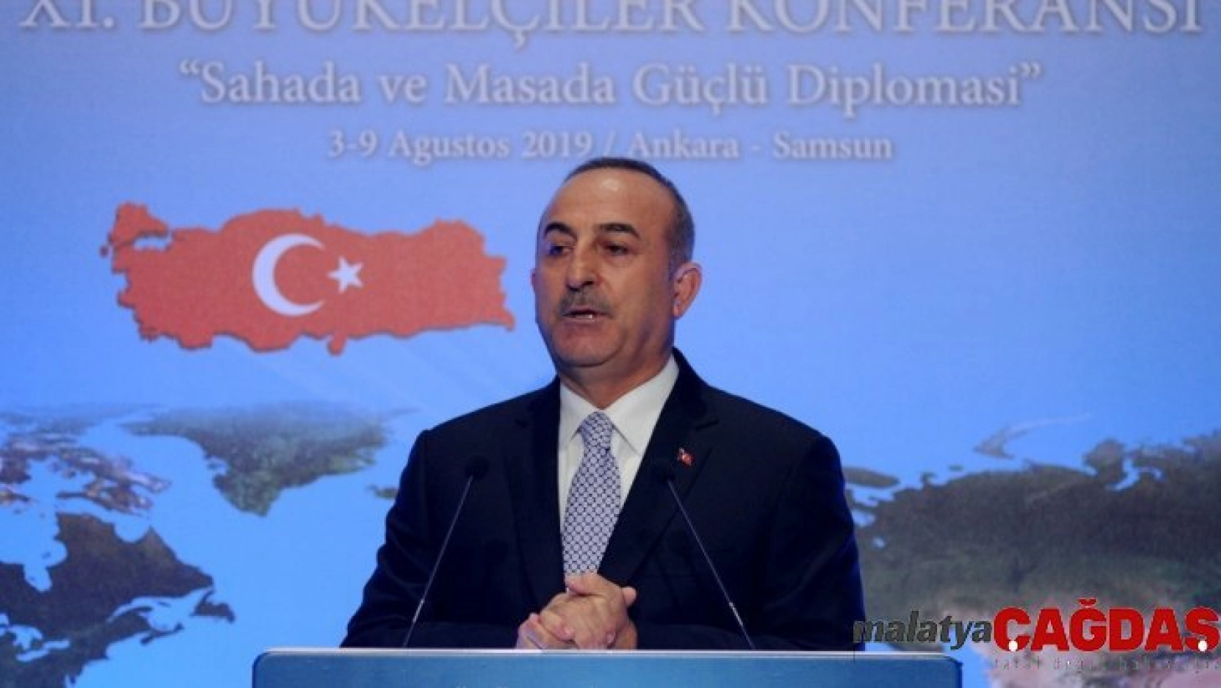 Bakan Çavuşoğlu,'Terörle mücadelede iki yüzlülük bitmeli' dedi.
