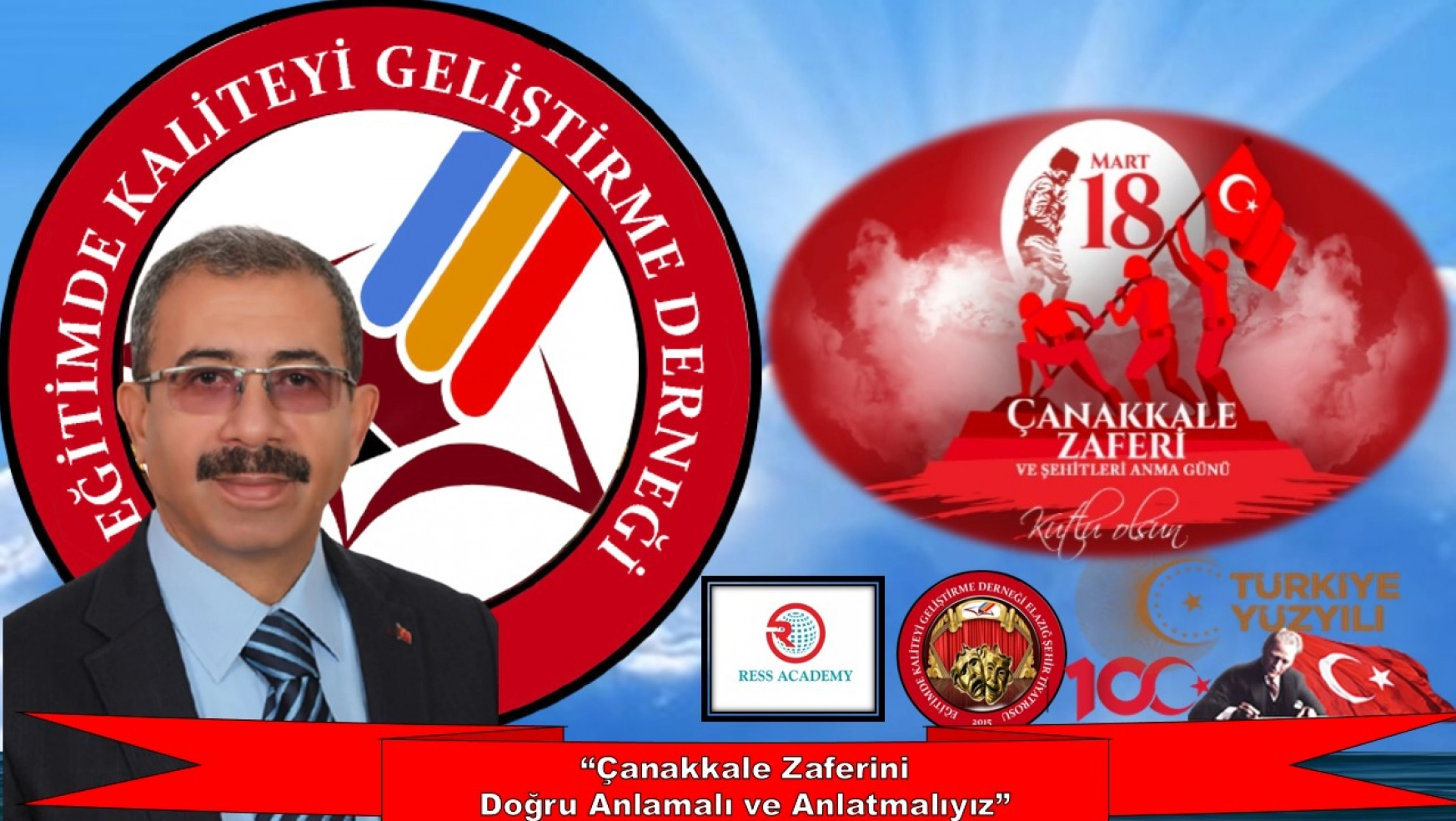 Başkan Akgün'den 18 Mart Çanakkale Zaferi Mesajı.