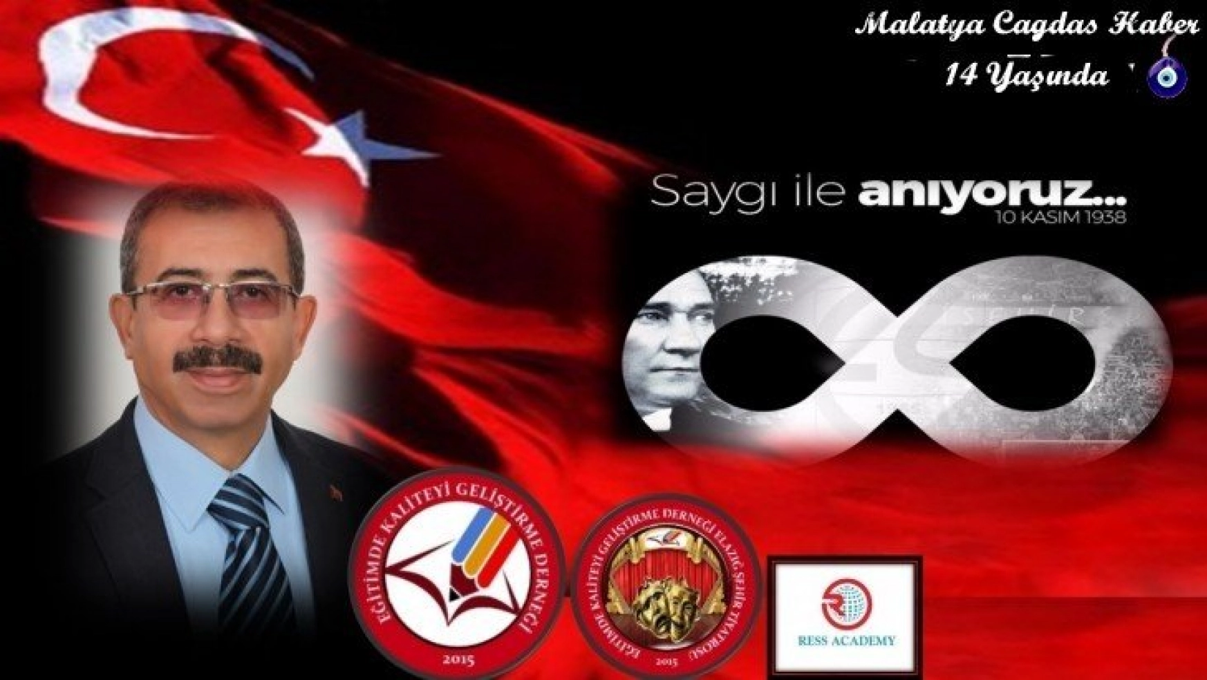 Başkan Akgün'ün 10 Kasım Atatürk'ü anma Mesajı