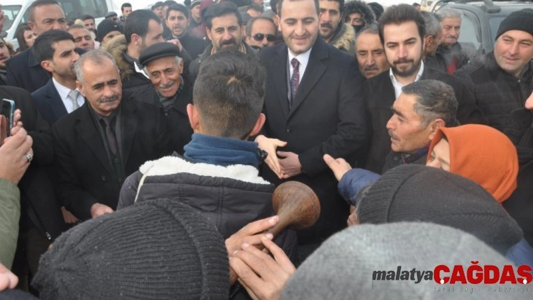 Başkan Arslan'a coşkulu karşılama