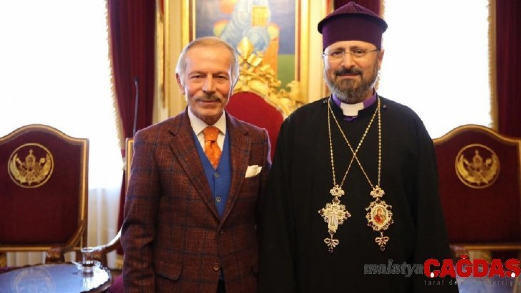 Başkan Aydıner'den Bayrampaşalı Ermeni patriğine ziyaret