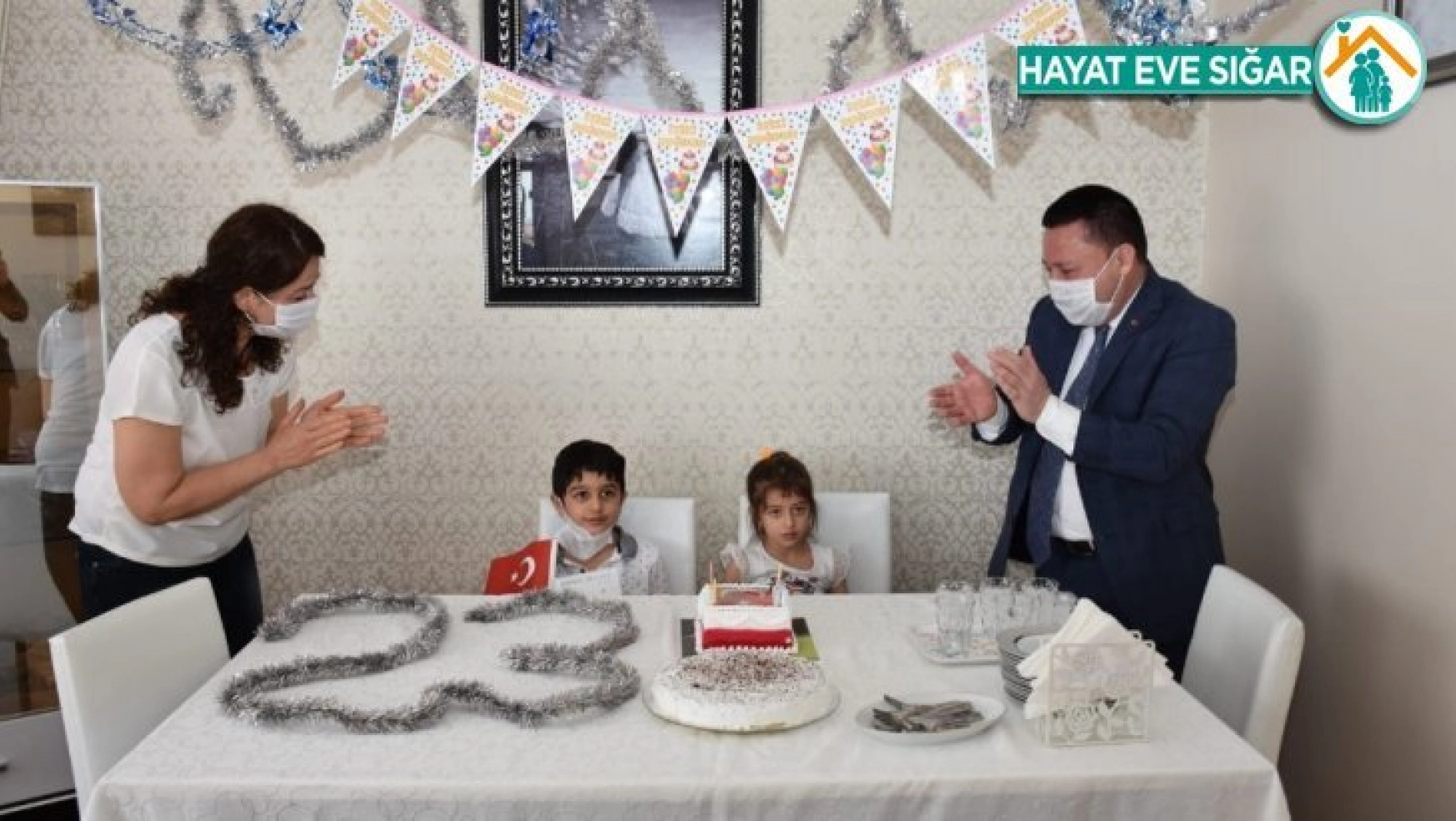 Başkan Beyoğlu, doğum günleri 23 Nisan olan şehit çocuklarını ziyaret etti