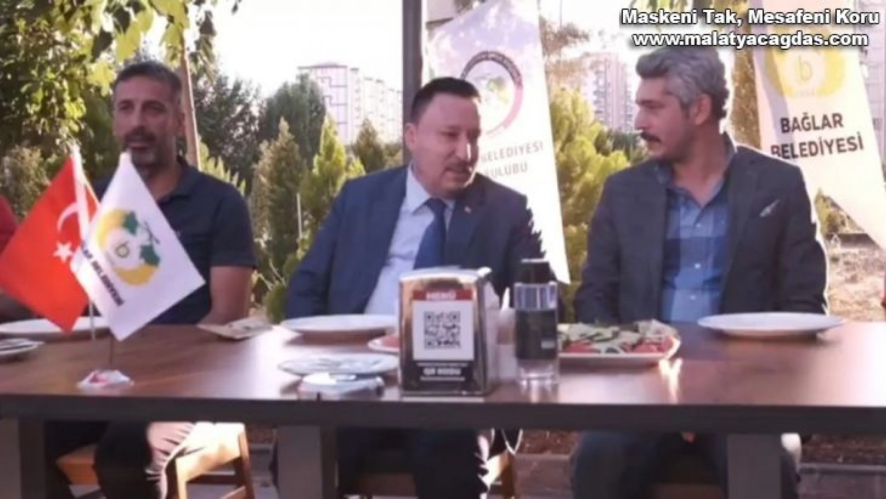 Başkan Beyoğlu'ndan Bağlar Belediyespor'a moral yemeği