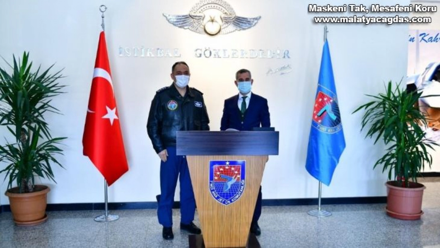Başkan Çınar'dan Komutan Koltukoğlu'na hayırlı olsun ziyareti