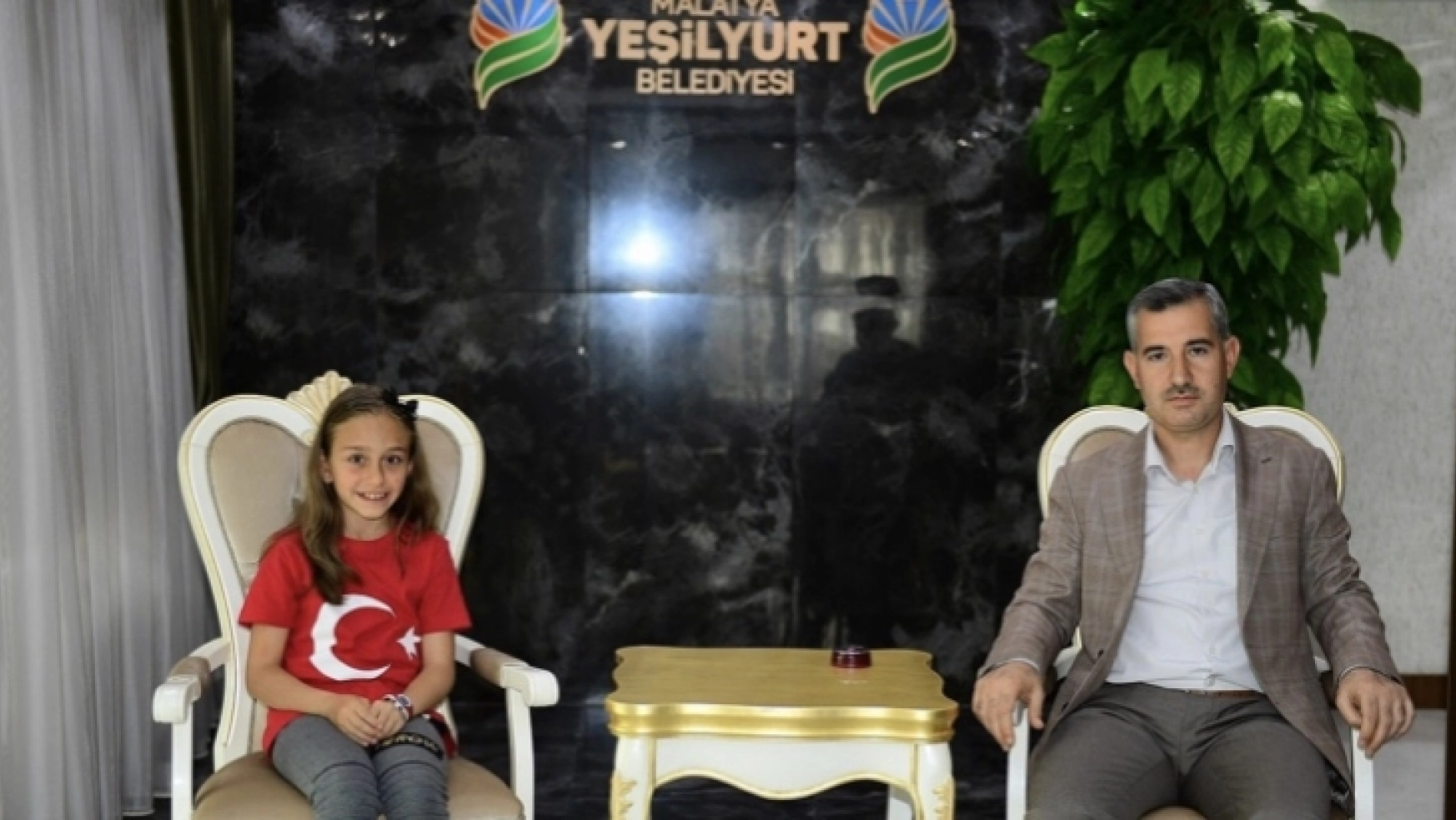 Başkan Çınar, Milli Takım Sporcusu Elif Naz Aktaş'ı ağırladı