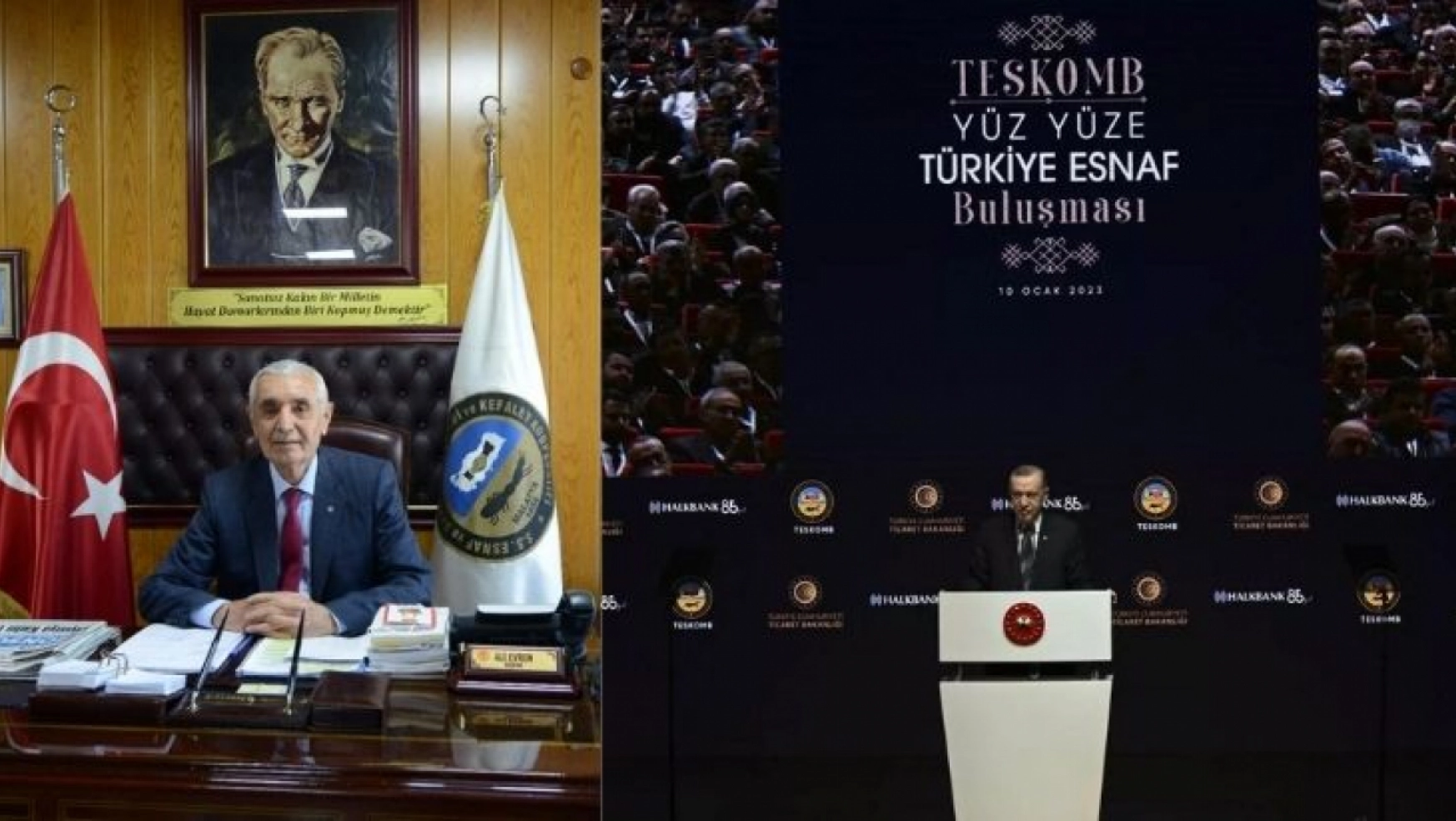 Başkan Evren 'Yüz Yüze Türkiye Esnaf Buluşmasına' Katıldı