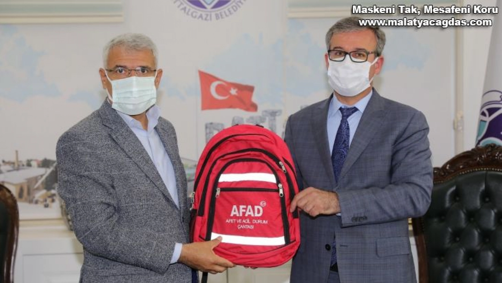 Başkan Güder, AFAD Müdürü Türker'i konuk etti