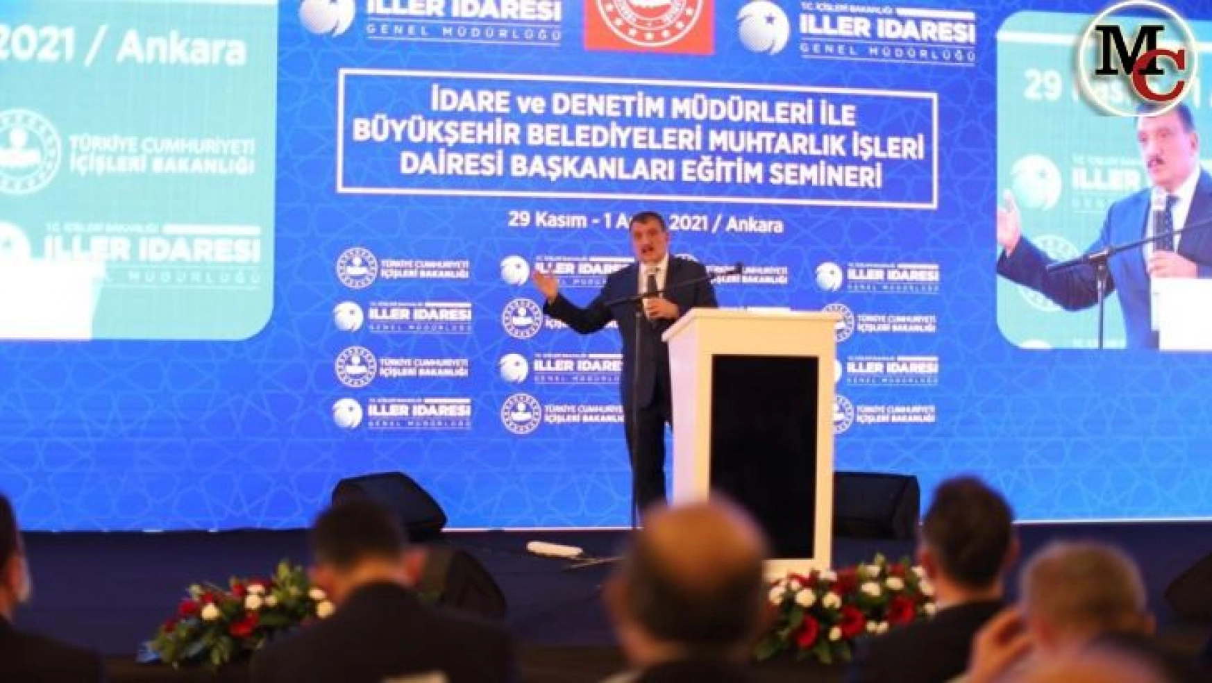 Başkan Gürkan, Ankara'daki seminere konuşmacı olarak katıldı