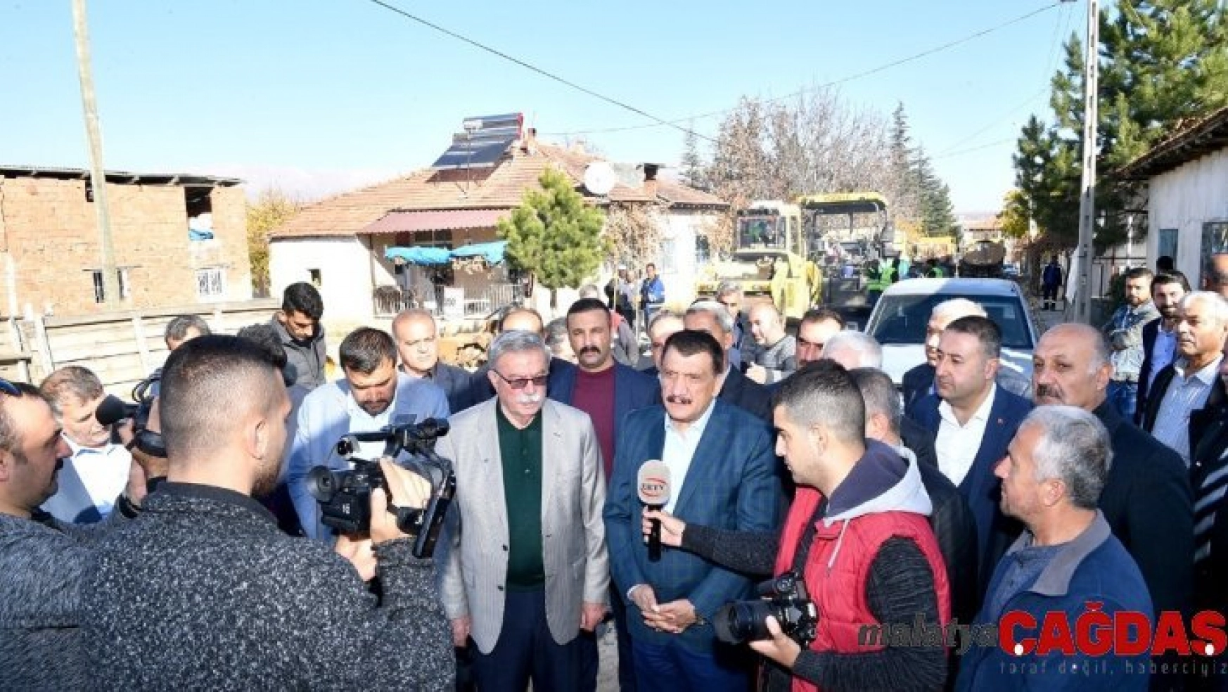 Başkan Gürkan, Doğanşehir'de incelemelerde bulundu