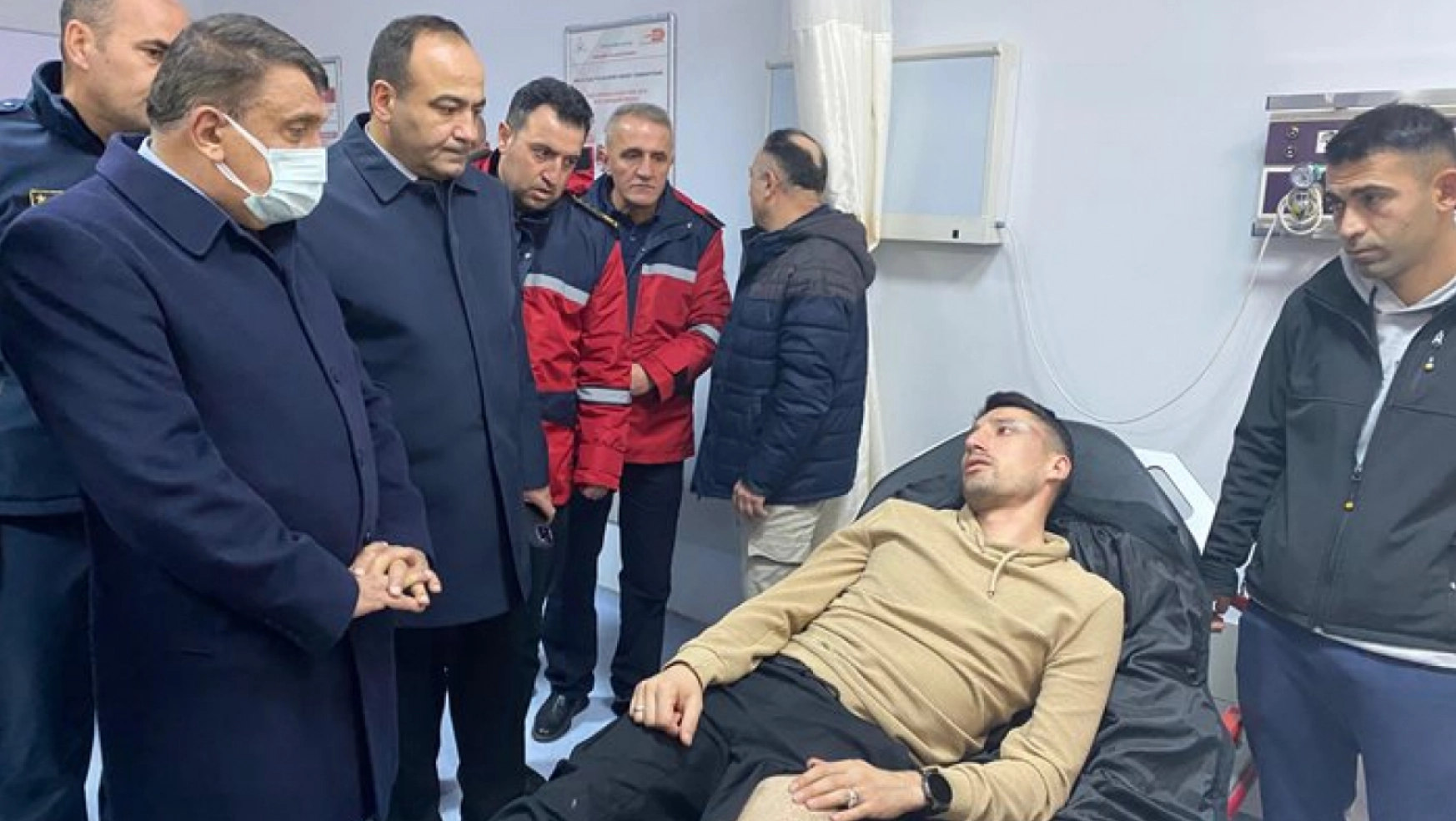 Başkan Gürkan Trafik Kazasında Yaralananları Hastanede Ziyaret Etti 
