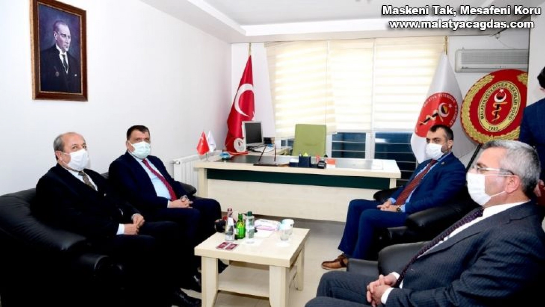 Başkan Gürkan veterinerlerin sorunlarını dinledi