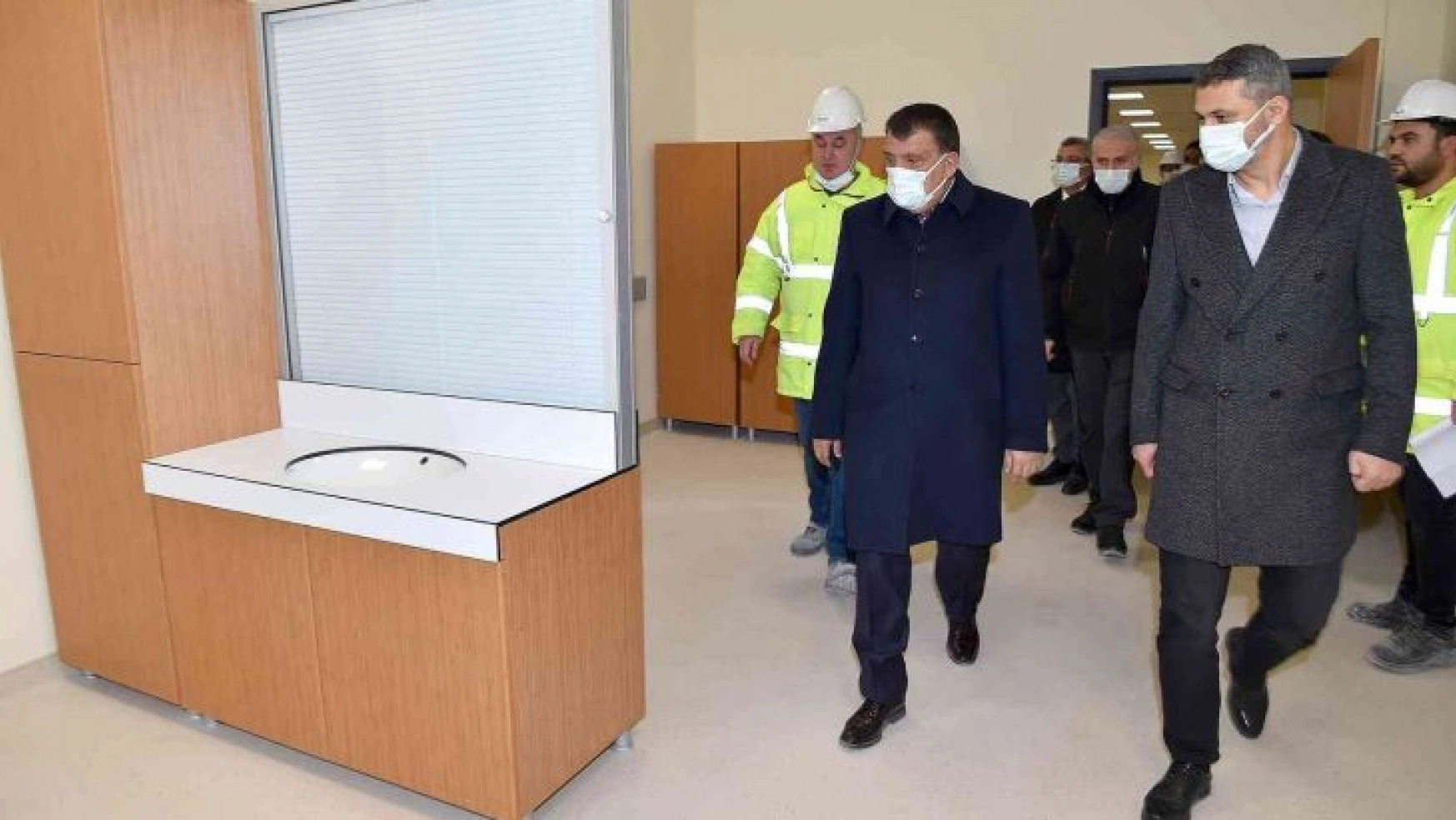 Başkan Gürkan Yeni Devlet Hastanesi inşaatında inceleme yaptı