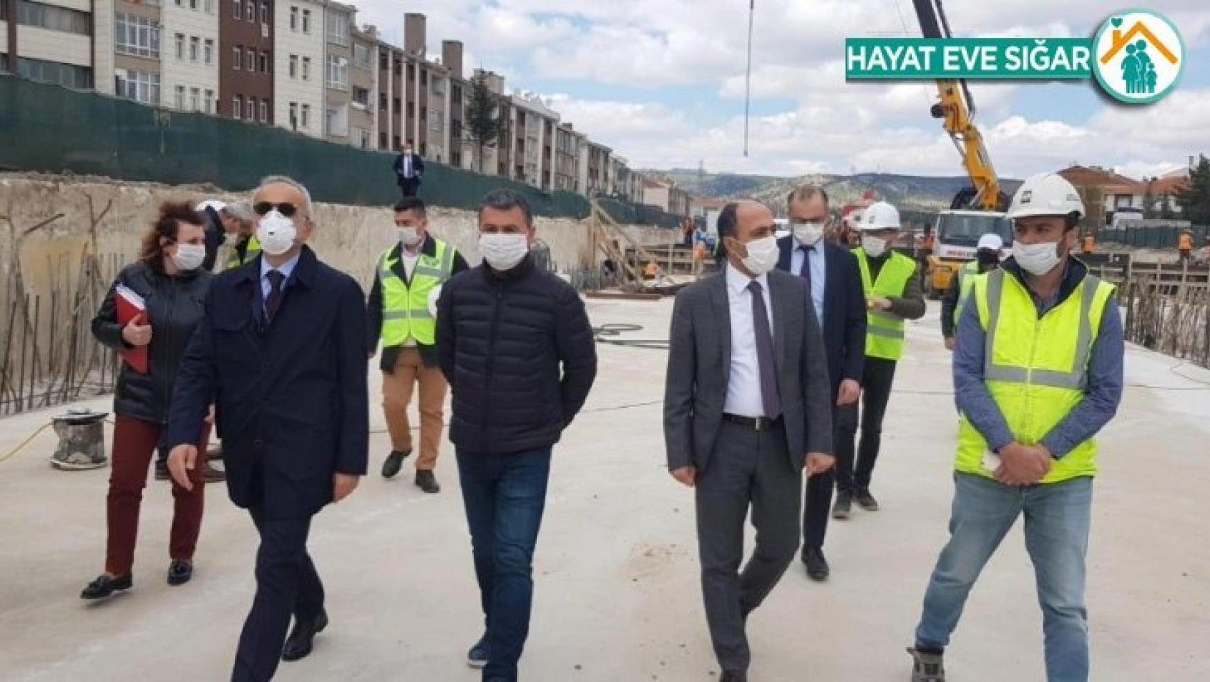 Başkan Şimşek, Konya Yolu inşaat çalışmalarını yerinde inceledi