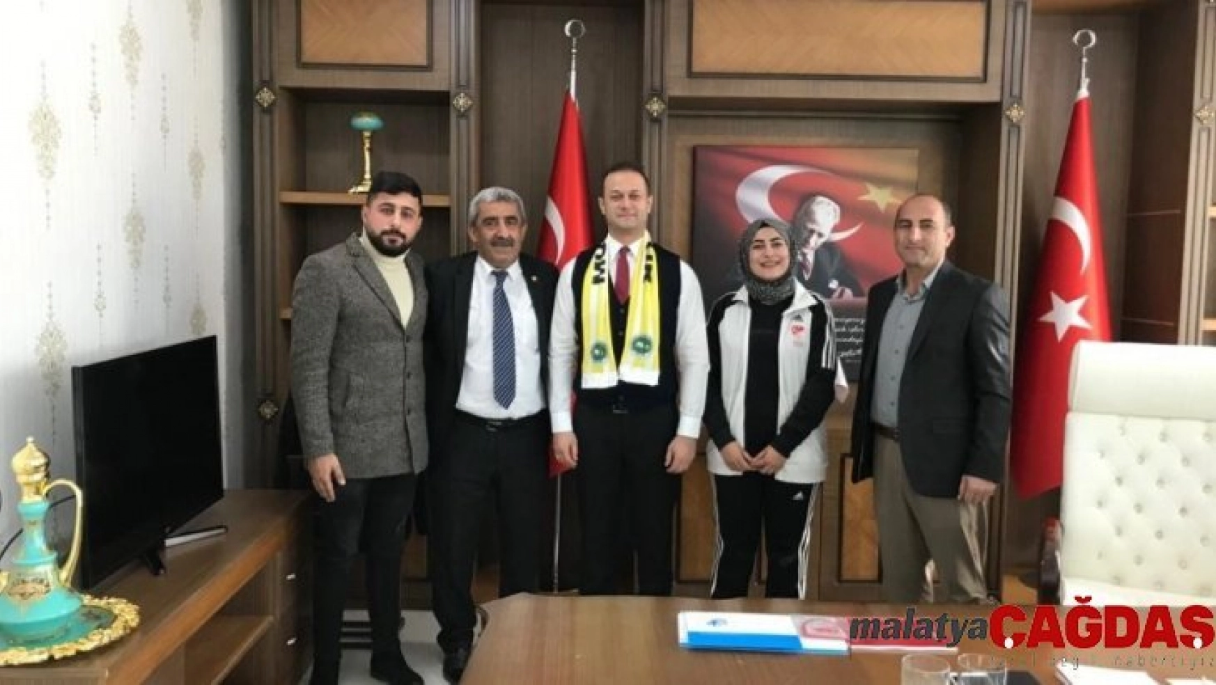 Başkan Türkan'dan Kaymakam Yalçın'a ziyaret