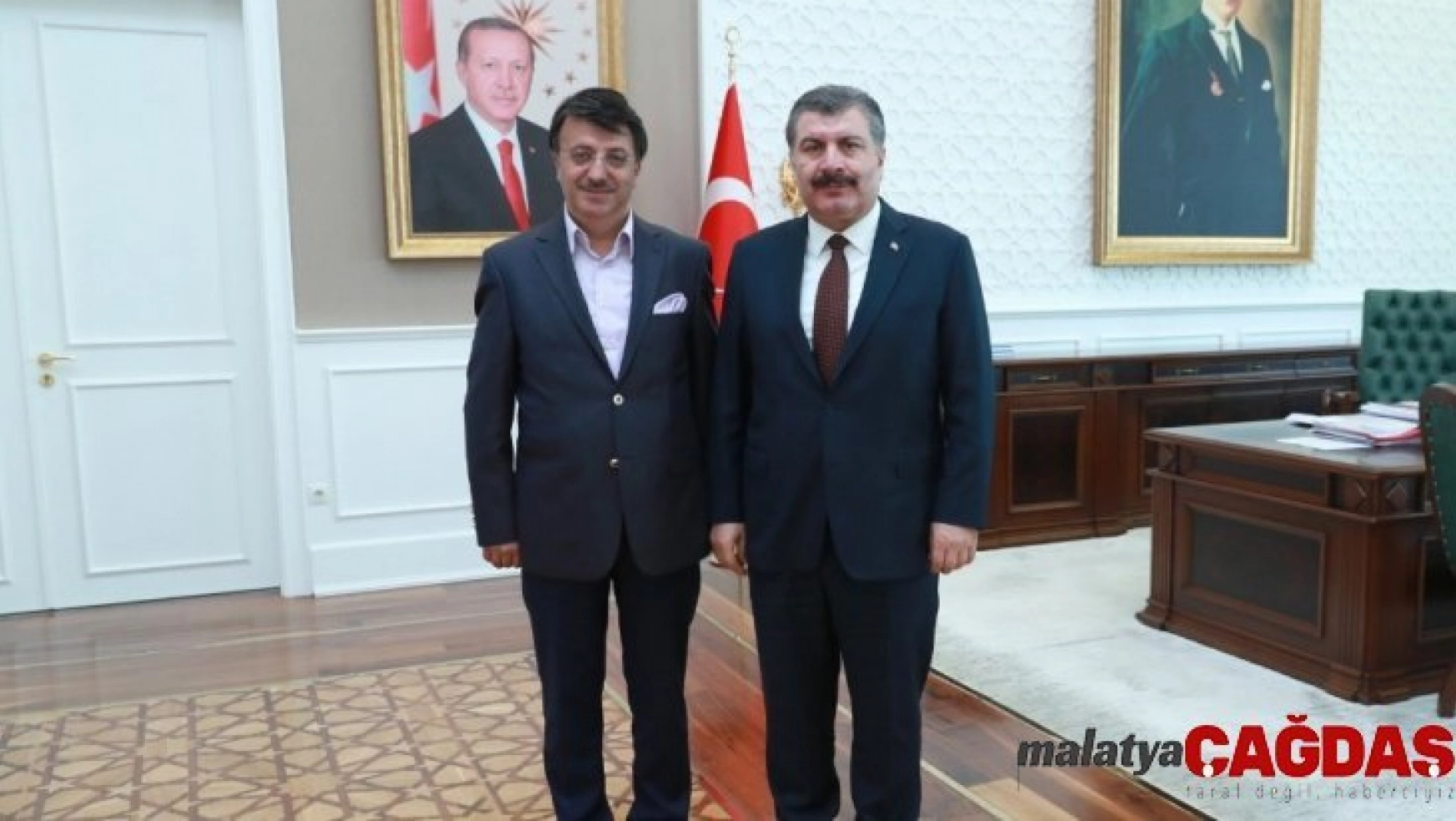 Başkan Türkmenoğlu'ndan Sağlık Bakanı Koca'ya ziyaret