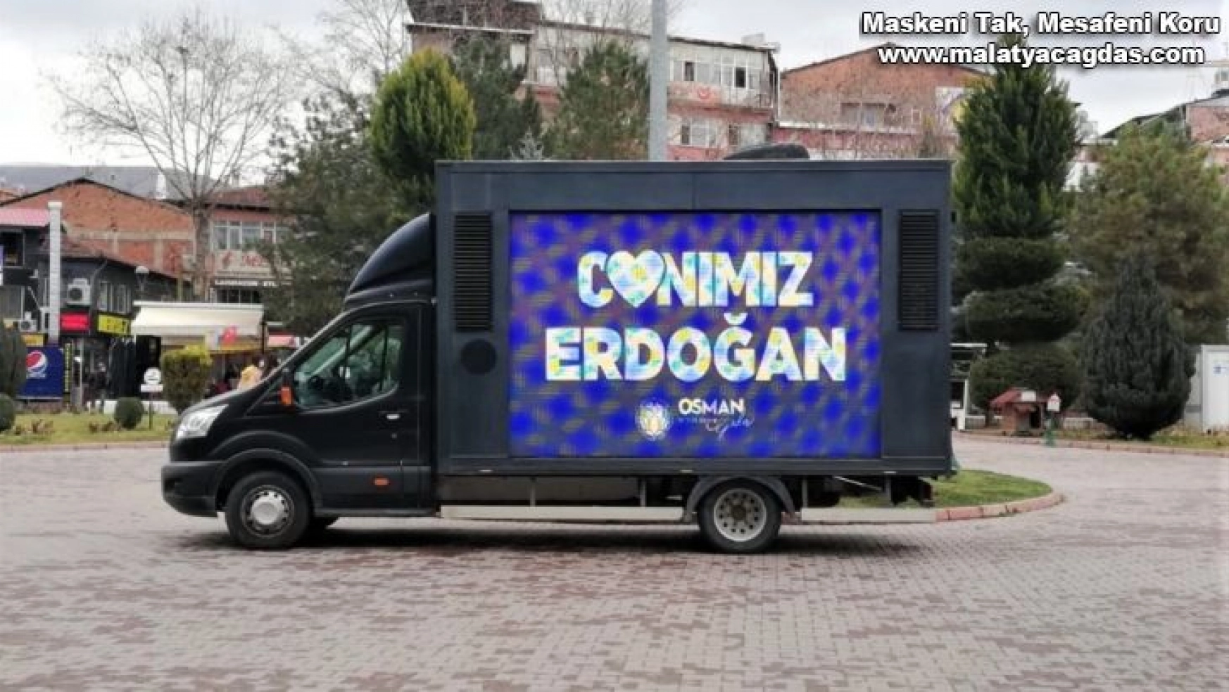 Battalgazi'den New York'a Canımız Erdoğan'lı cevap