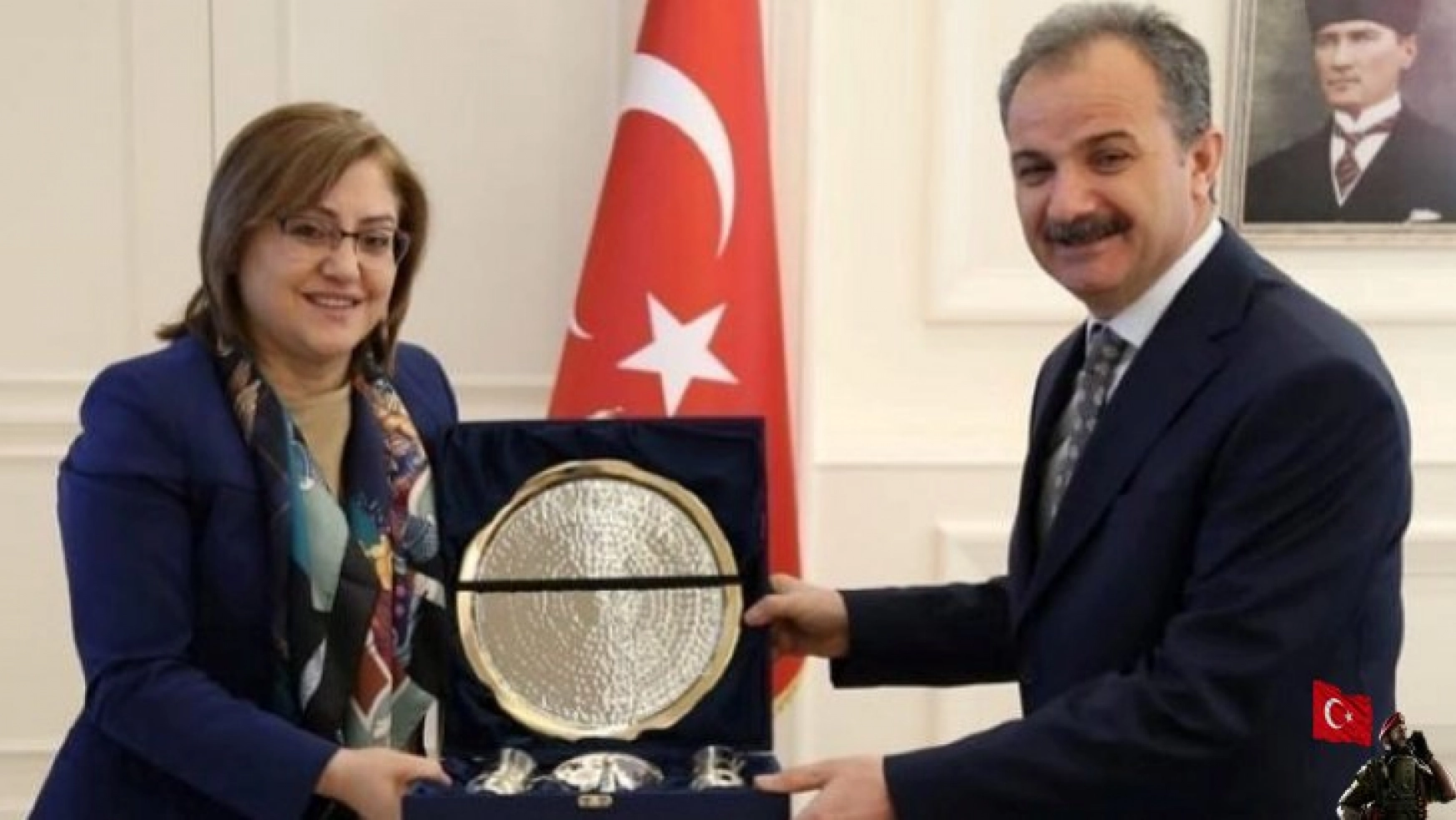 Belediye Başkanı Kılınç, Başkan Şahin'i ziyaret etti