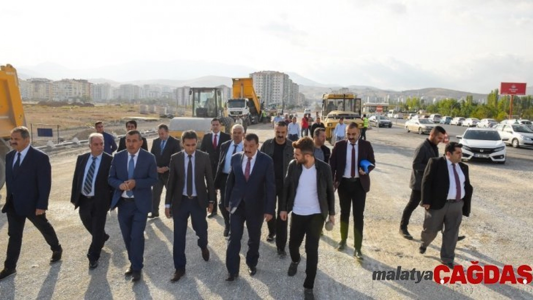 Başkan Gürkan, Altın Kayısı Bulvarında incelemelerde bulundu