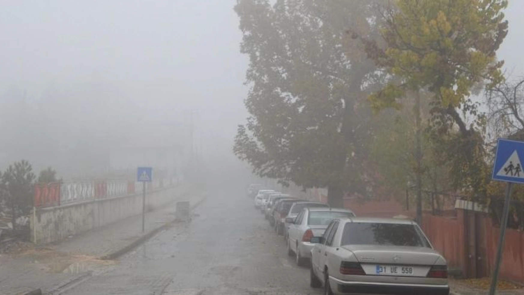 Besni'de yoğun sis etkili oldu