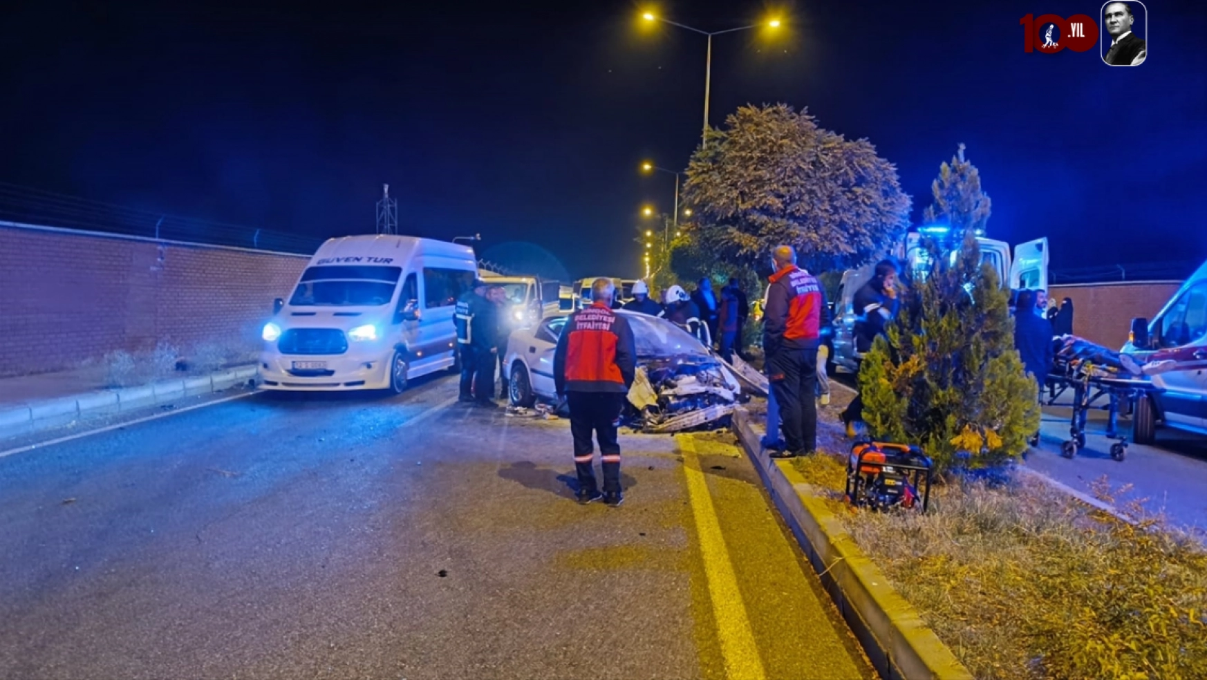Bingöl'de 2 trafik kazasında 12 kişi yaralandı