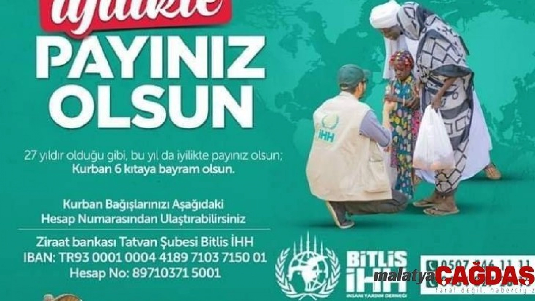 Bitlis İHH'dan 'kurban bağışı' çalışması