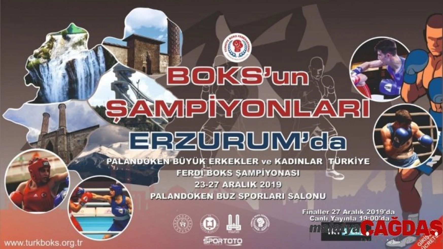 Boksun şampiyonları Erzurum'da