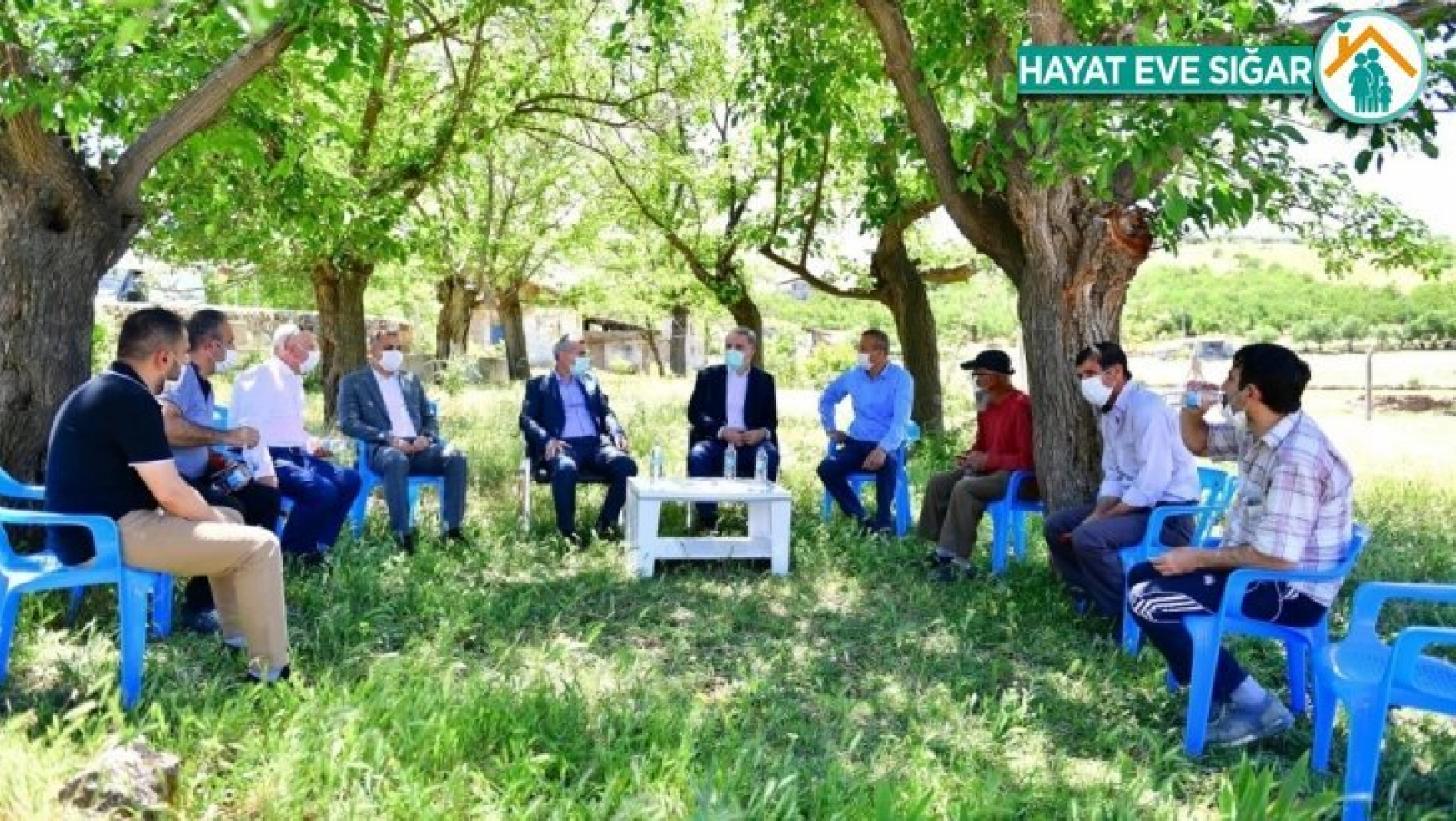Çakır ve Çınar'dan kırsal mahallelere ziyaret