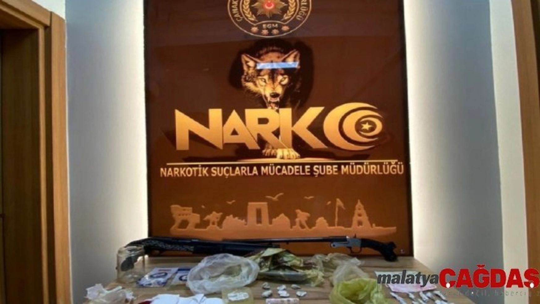 Çanakkale'de eş zamanlı uyuşturucu operasyonu
