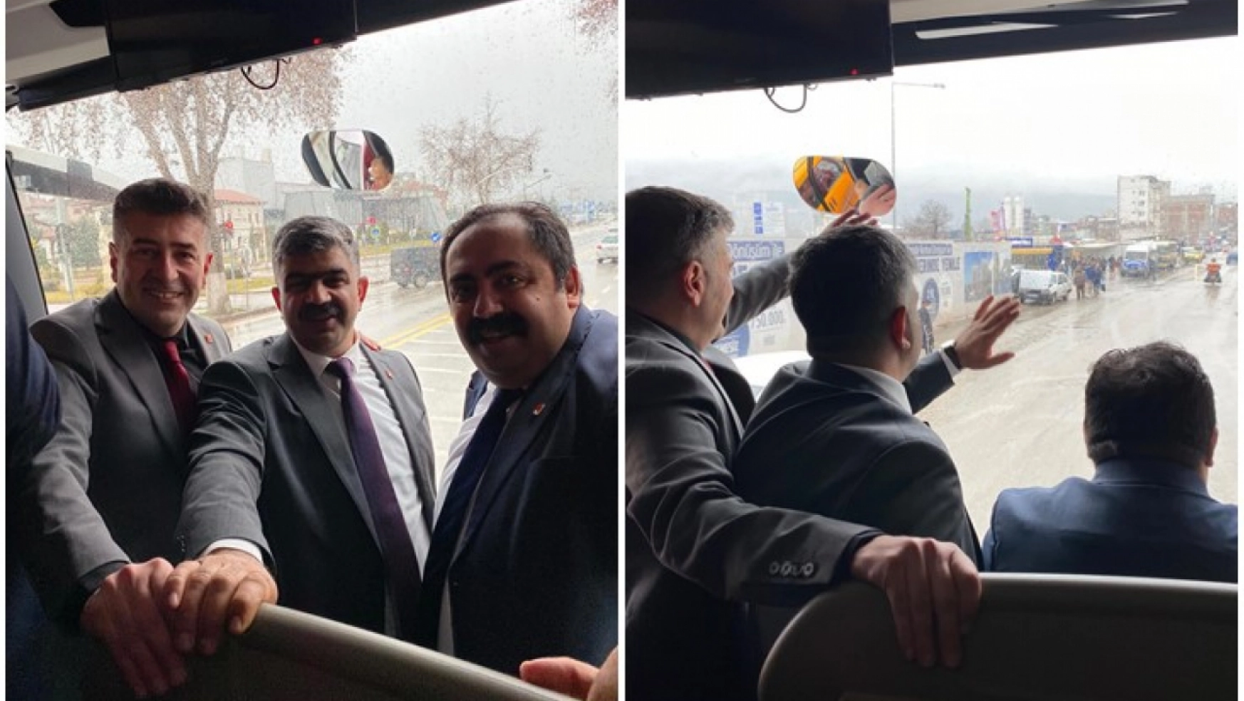 CHP 'li Karakuş seçim otobüsüyle şehir turuna çıktı