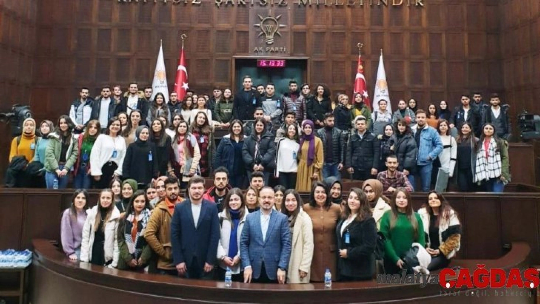 ÇOMÜ öğrencilerinden Turan ve İskenderoğlu'na TBMM'de ziyaret